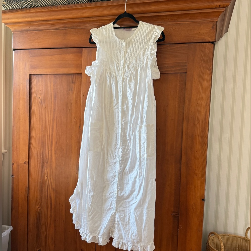 Vintage white cotton gown